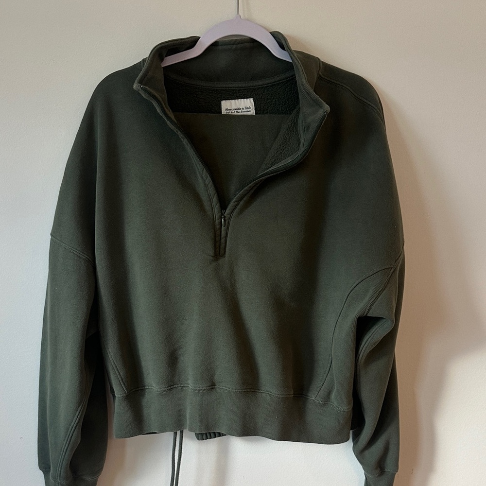 Abercrombie & Fitch Olive Green Pullover & Pants set